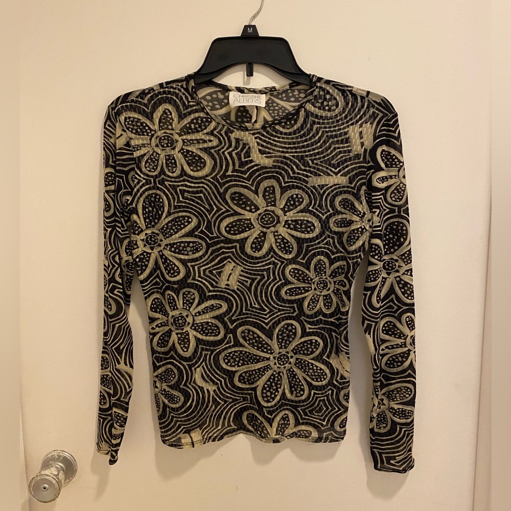 Vintage Mesh Floral Shirt